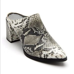 Matisse Aria Snake Mule!